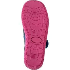 Fischer-Markenschuh Baby Hausschuhe MELLY Für Mädchen - Blau-kombi -Schuhladen 28898784 06
