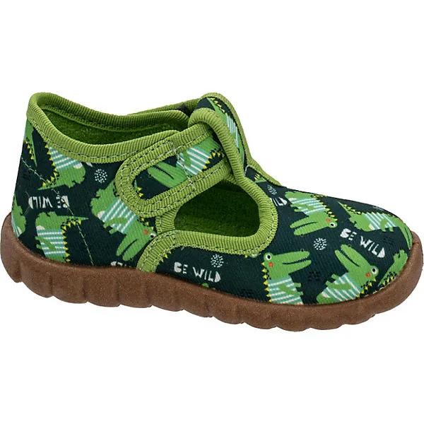 Fischer-Markenschuh Baby Hausschuhe FLEXI Für Jungen - Grün 3 Fischer-Markenschuh Baby Hausschuhe FLEXI Für Jungen - Grün – Bild 3