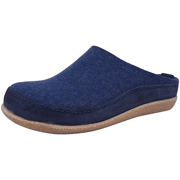 Haflinger Hausschuhe - Blau 1 Haflinger Hausschuhe - Blau