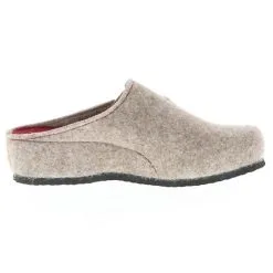 Tofee Damen Hausschuhe Pantoffeln Pantoletten Slipper Naturwollfilz Blume Beige - Beige -Schuhladen 29140471 06