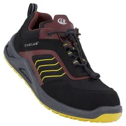STABILUS ESD Sicherheitshalbschuhe RUDI LOW YELLOW S1PS Sicherheitshalbschuhe - Schwarz/gelb