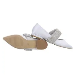 Ital-Design Klassische Ballerinas , Blockabsatz, Strass -Schuhladen 29346089 02