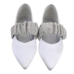 Ital-Design Klassische Ballerinas , Blockabsatz, Strass -Schuhladen 29346089 04