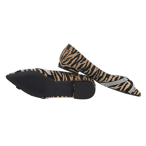 Ital-Design Klassische Ballerinas , Blockabsatz, Strass 2 Ital-Design Klassische Ballerinas , Blockabsatz, Strass – Bild 2