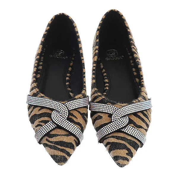 Ital-Design Klassische Ballerinas , Blockabsatz, Strass 4 Ital-Design Klassische Ballerinas , Blockabsatz, Strass – Bild 4