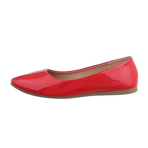 Ital-Design Klassische Ballerinas , Flach, 1 Ital-Design Klassische Ballerinas , Flach,