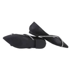 Ital-Design Klassische Ballerinas , Blockabsatz, Strass -Schuhladen 29348209 02