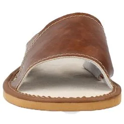 Filsko Potenza - Pantoffeln - Naturleder - Offen - Atmungsaktiv - Gepolstert - Biegsam - Braun -Schuhladen 29626933 03