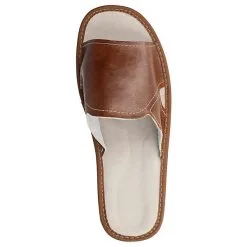 Filsko Potenza - Pantoffeln - Naturleder - Offen - Atmungsaktiv - Gepolstert - Biegsam - Braun -Schuhladen 29626933 05