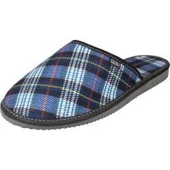 Filsko Oban - Filzpantoffeln - Muster - Flexibel - Ohne Verschluss - Strapazierfähig - Blau