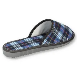 Filsko Oban - Filzpantoffeln - Muster - Flexibel - Ohne Verschluss - Strapazierfähig - Blau -Schuhladen 29626977 04