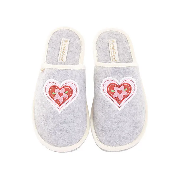Adelheid Zuckersüss Wunschpantoffel - Grau 2 Adelheid Zuckersüss Wunschpantoffel - Grau – Bild 2