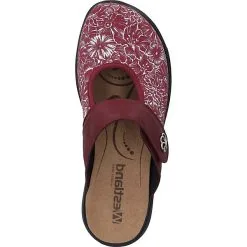 Westland Korsika 349 | Hausschuh Für Damen | Rot Korsika 349, Bordo Pantoffeln - Bordeaux -Schuhladen 30009034 09