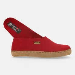 Haflinger Emils Slipper Filzpantoffel Hausschuh Mit Ledersohle Unisex -Schuhladen 30135090 03