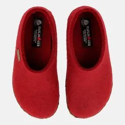 Haflinger Emils Slipper Filzpantoffel Hausschuh Mit Ledersohle Unisex -Schuhladen 30135090 04
