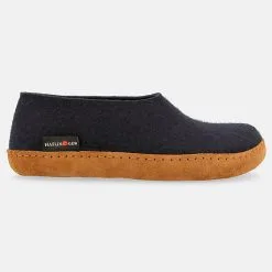 Haflinger Emils Slipper Filzpantoffel Hausschuh Mit Ledersohle Unisex
