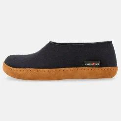 Haflinger Emils Slipper Filzpantoffel Hausschuh Mit Ledersohle Unisex -Schuhladen 30135091 05
