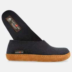 Haflinger Emils Slipper Filzpantoffel Hausschuh Mit Ledersohle Unisex -Schuhladen 30135091 06
