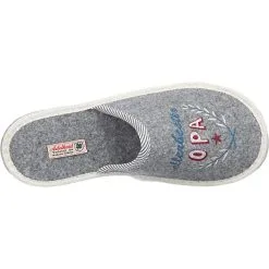 Adelheid Allerbester Opa Hausschuhe - Hellgrau -Schuhladen 4384393 05