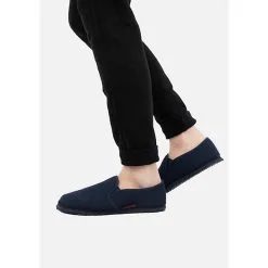 Giesswein Hausschuhe Berlin Hüttenschuhe - Blau-kombi -Schuhladen 4999360 08