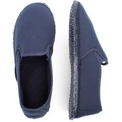 Giesswein Hausschuhe Berlin Hüttenschuhe - Blau-kombi -Schuhladen 4999360 09