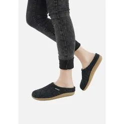 Giesswein Hausschuh Veitsch Hüttenschuhe - Anthrazit -Schuhladen 4999409 09