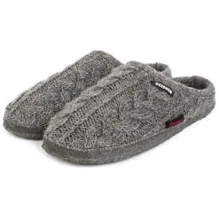 Giesswein Mädchen Und Jungen Hausschuhe/Clogs Geschlossene Hausschuhe - Grau -Schuhladen 7274203 04