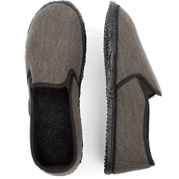 Giesswein Hausschuhe Berlin Hüttenschuhe - Anthrazit 4 Giesswein Hausschuhe Berlin Hüttenschuhe - Anthrazit – Bild 4