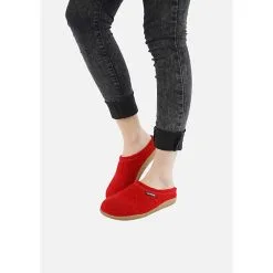 Giesswein Hausschuh Veitsch Hüttenschuhe - Rot -Schuhladen 7274290 09