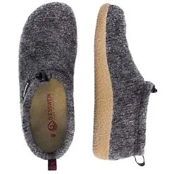 Giesswein Damen Hüttenschuhe Geschlossene Hausschuhe - Grau -Schuhladen 7274302 03
