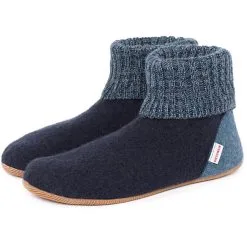 Giesswein Hüttenschuhe Wildpoldsried Hüttenschuhe - Dark Blue Denim -Schuhladen 7274712 04