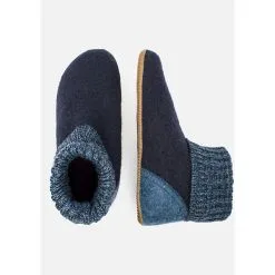 Giesswein Hüttenschuhe Wildpoldsried Hüttenschuhe - Dark Blue Denim -Schuhladen 7274712 09