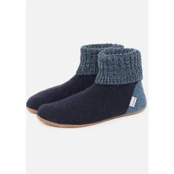 Giesswein Hüttenschuhe Wildpoldsried Hüttenschuhe - Dark Blue Denim -Schuhladen 7274712 10
