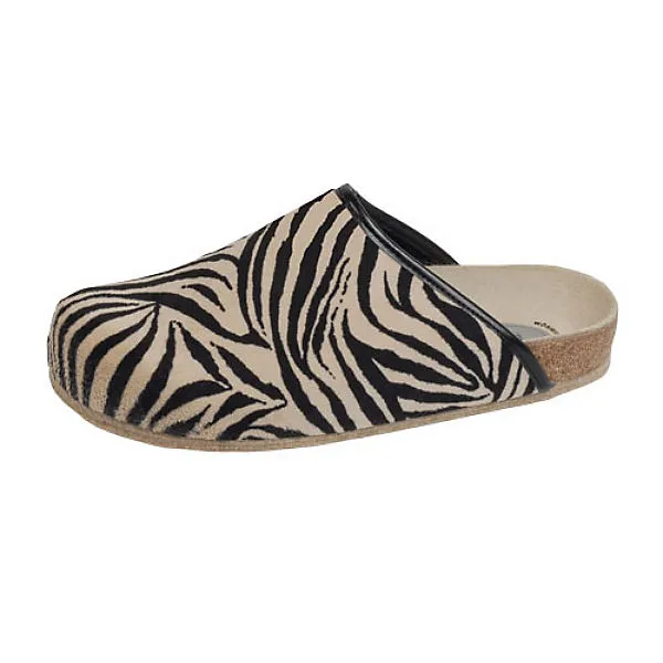 Weeger Hausschuh Art. 48013-99 Zebra Hausschuhe - Wollweiß 1 Weeger Hausschuh Art. 48013-99 Zebra Hausschuhe - Wollweiß