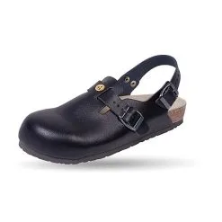 Weeger Unisex ESD-antistatik-Clog Mit Stahlkappe Arbeitsclogs - Schwarz