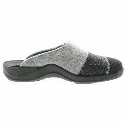 Rohde Pantoffeln - Grau -Schuhladen 8287277 04