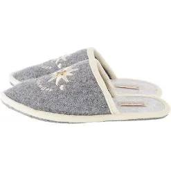 Adelheid Pantoffeln - Grau -Schuhladen 8444576 04